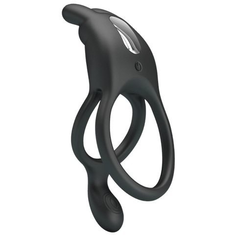 Seth Rechargeable Silicone Vibrating Cock Ring – Powerful Vibrations for Clit and Cock Stimulation > Cock Ring > Vibrating