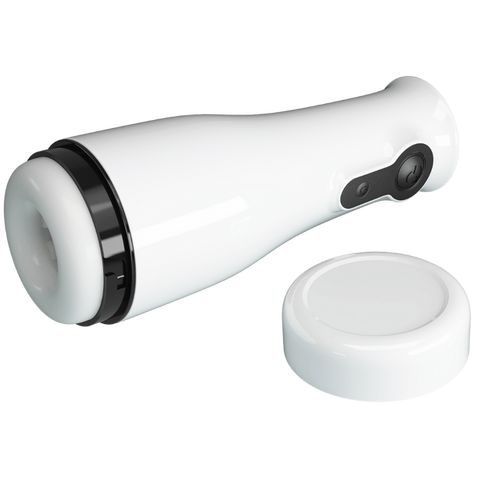 Sabrina – Rechargeable Rotating Men's Masturbator with Voice Function, Pressure-Sensitive Button, and Five Speed Settings