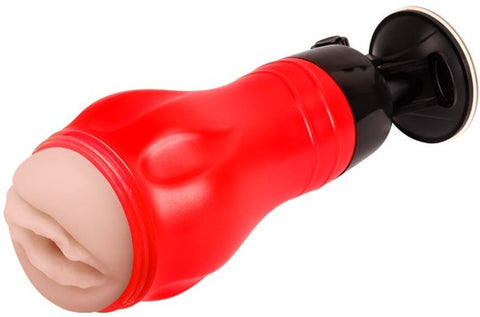 Flora Pussy Masturbator – Vibrating Male Stroker with 12 Functions