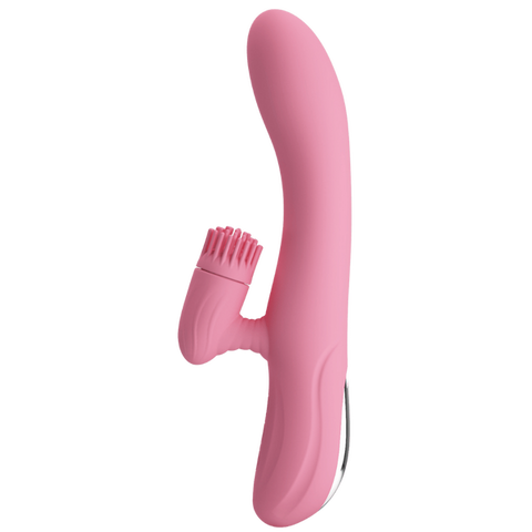 Chris Rechargeable Rotating Tongue Rabbit Vibrator > Vibrators > Ladies > Rabbit Multi