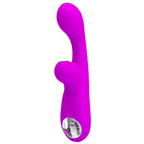 Rechargeable Skylar – Velvet Silicone Multifunction Rabbit Vibrator with Thumping and Vibration Modes > Vibrators > Ladies > Rabbit