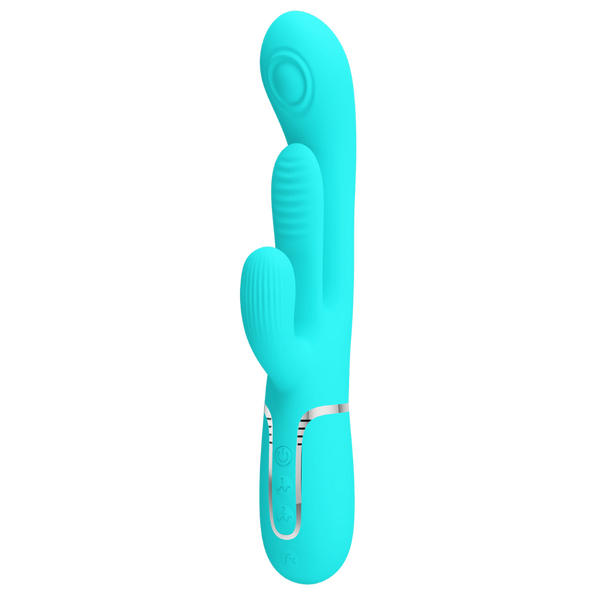 Shania 4in1 Multi-Function Rabbit Vibrator – Velvet Silicone 7 Vibration Settings > Vibrators > Ladies > Rabbit