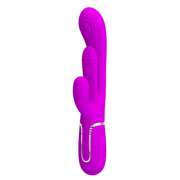 Shania 4in1 Multi-Function Rabbit Vibrator – Velvet Silicone 7 Vibration Settings > Vibrators > Ladies > Rabbit
