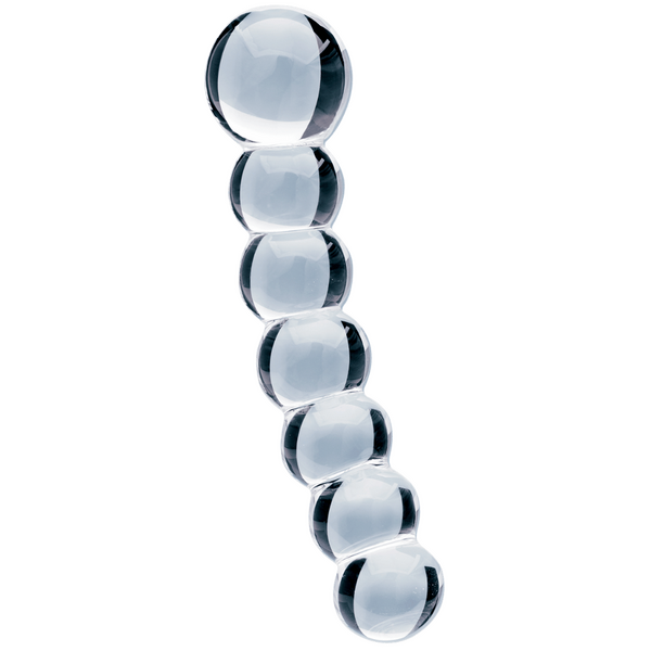 Celestial Orb Handblown Borosilicate Glass Double-Ended Dildo 5.4 Inch Insertable Length > Glass > Dildos