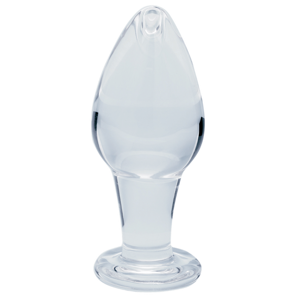 Utopian Bud Glass Butt Plug – Handcrafted 3.5 Inch Borosilicate Glass Plug > Glass > Toys