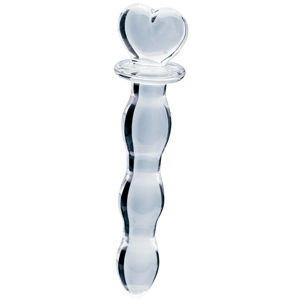 Hera's Cascade – 5.9 Inch Handblown Borosilicate Glass Dildo with Sculptural Handle > Glass > Dildos