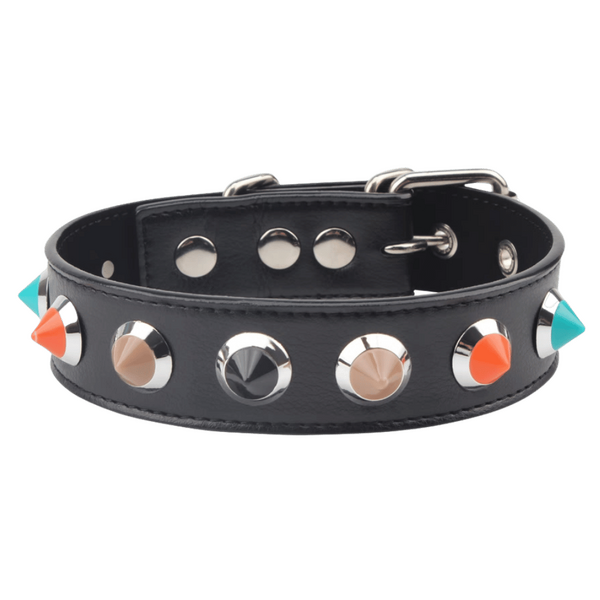 Collar With Thorns – Adjustable Collar Accessory > Bondage Gear > Collars & Leashes