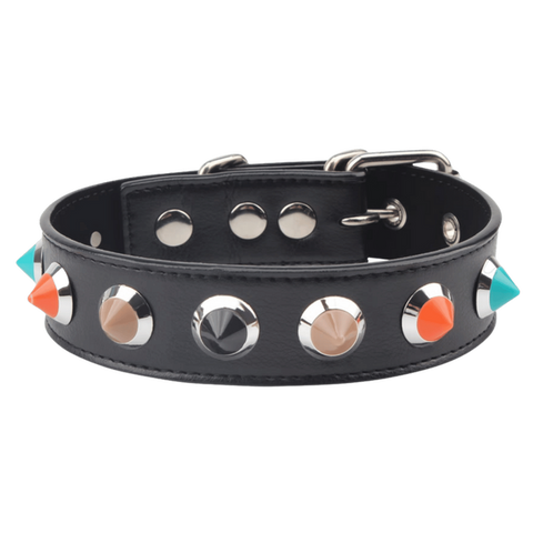 Collar With Thorns – Adjustable Collar Accessory > Bondage Gear > Collars & Leashes
