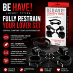 Fully Restrain Your Lover Set – Adjustable Collar Restraint Set > Bondage Gear > Restraints