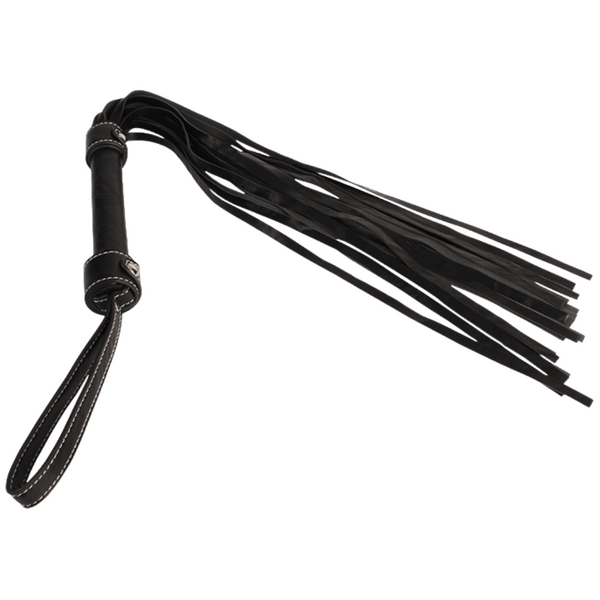 Comfortable Durable Vegan Faux Leather Heavy Tail Wrist Loop Whip > Bondage Gear > Whips & Floggers