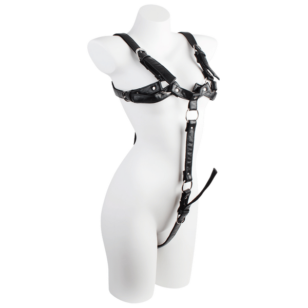 Adjustable Faux Leather Body Harness With Nickel Free Metal Buckles > Clothes > Womens Harnesses Main image