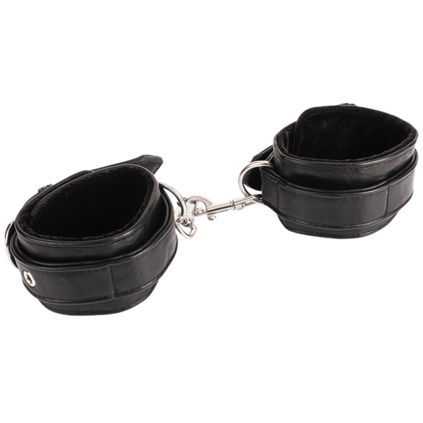 Adjustable Nickel-Free Metal PU Faux Leather Wrist Cuffs > Bondage Gear > Restraints
