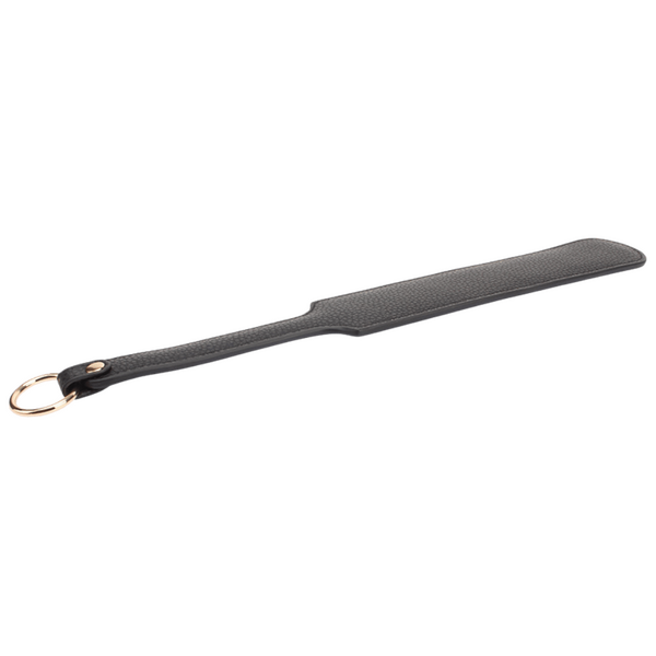 Flexible Firm Lychee Texture Faux Leather Paddle With Metal Ring > Bondage Gear > Paddles