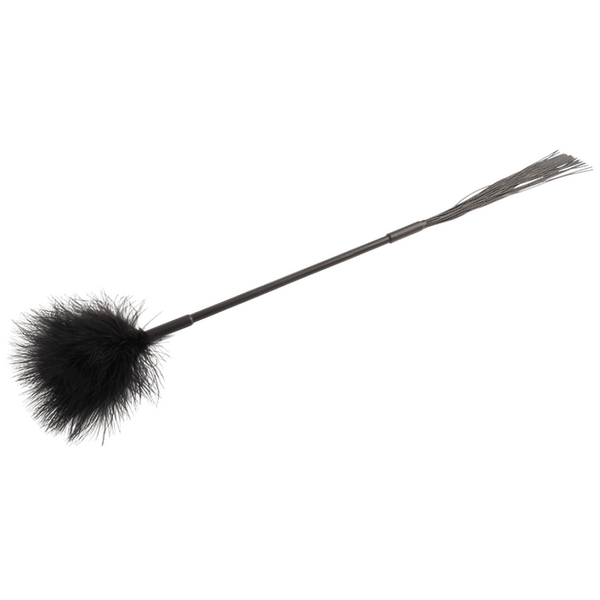Dual-ended Silicone Tassel With Tickle Feather Whip > Bondage Gear > Ticklers Main image