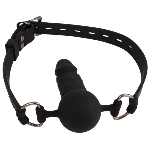 Dildo Gag – Adjustable Restraint Gag Device > Bondage Gear > Gags and Bits