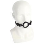 Noir O-Ring Mouth Gag – Breathable Silicone Padded Gag > Bondage Gear > Gags and Bits