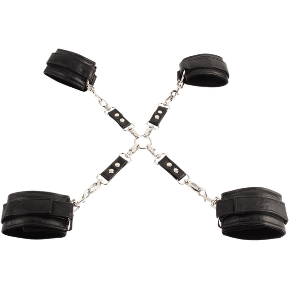 Lover's Hogtie System - Padded Four Point Faux Leather Restraint > Bondage Gear > Restraints