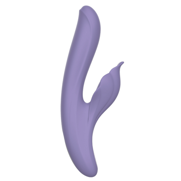 Captive Purple 23.6cm Waterproof Silicone Vibrator | 5 Tapping & 7 Thrusting > Vibrators > Ladies > Rabbit