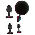 Booty Fantasy 4 Piece Diamond Butt Plug Collection – Luxury Butt Plug Set > Anal Range > Butt Plug Kits