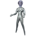 Ozara Inflatable 3-Breasted Alien Love Doll (153 cm) – Standing Position Love Doll > Sex Toys > Sex Dolls > Novelty Inflatables