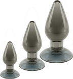 3 In 1 Anal Plug Kit – Flexible Hygienic Suction Cup Base Anal Plugs > Anal Range > Butt Plug Kits