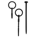 Silicone Urethral Sounding Kit (Black) – Body-Safe 6 to 8 Inch Urethral Sounds > Sex Toys For Men > Sounding Rods