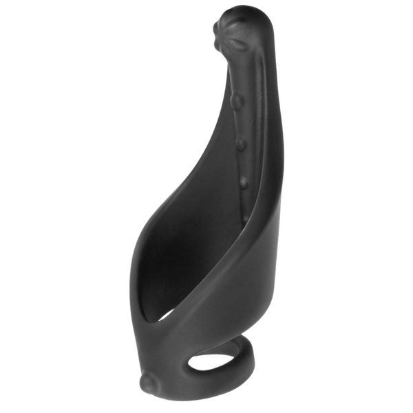 Cock Ring with Ball Strap and Clit Stimulator – Strap-On Cock Ring > Sex Toys > Couples Toys