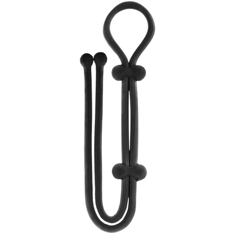 Adjustable Cock Ring with Ball Strap – Hygienic Silicone Cock Ring > Cock Ring > Adjustable