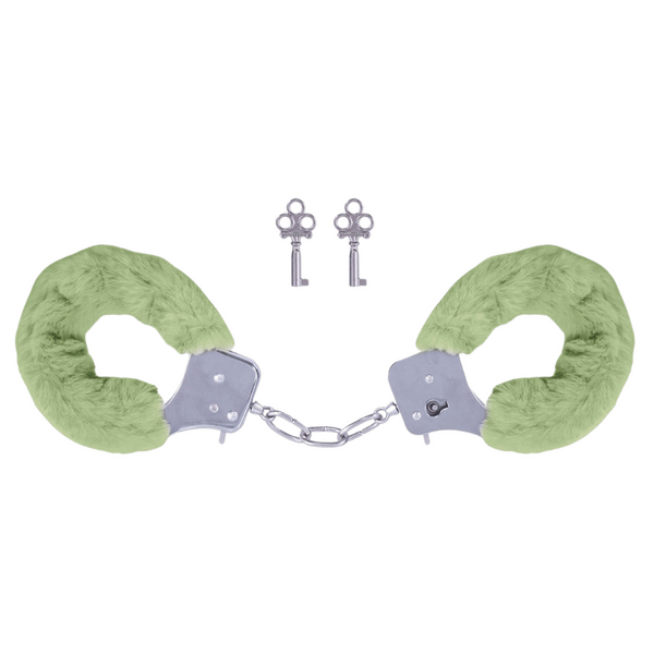 Furry Handcuffs – 7.4cm Chain Length Restraints > Bondage Gear > Handcuffs