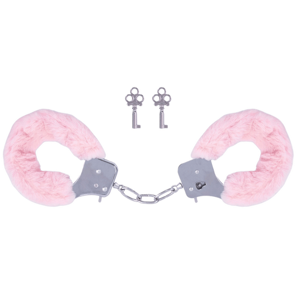 Furry Handcuffs – 7.4cm Chain Length Restraints > Bondage Gear > Handcuffs