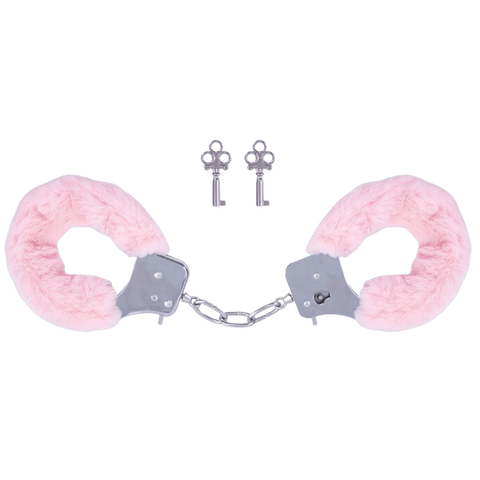 Furry Handcuffs – 7.4cm Chain Length Restraints > Bondage Gear > Handcuffs