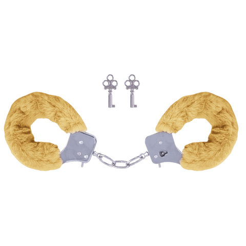 Furry Handcuffs – 7.4cm Chain Length Restraints > Bondage Gear > Handcuffs