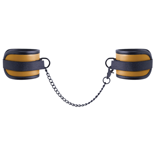 Adjustable Ankle Cuffs with Velcro Lock and 25.9cm Chain – Bondage Restraints > Bondage Gear > Restraints