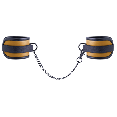 Adjustable Ankle Cuffs with Velcro Lock and 25.9cm Chain – Bondage Restraints > Bondage Gear > Restraints