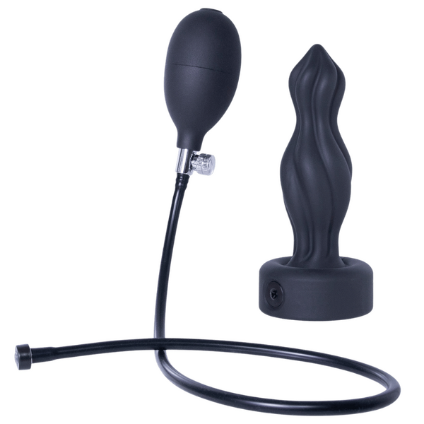 Inflatable Silicone Anal Plug - Removable Magnetic Hose > Anal Range > Butt Plugs