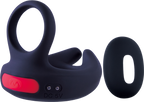 Dual Motor Cock Ring with Scrotal Stimulator – Rechargeable Splashproof Silicone Toy > Cock Ring > Vibrating