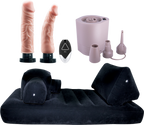 Premium Inflatable Bed with Velvet Surface and 2 Silicone Vibrators – Remote-Controlled Bed Set > Sex Toys > Sex Positioners