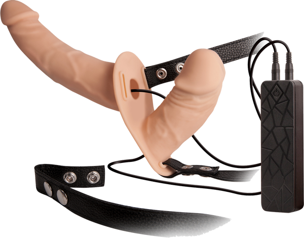 Double Thruster Strap-On – Strap-On (4) > Dildos > Strapless Strap Ons