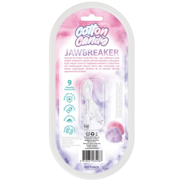 Jawbreaker Cotton Candy – Medical-Grade Silicone Vibrator with Customizable Vibrations > Novelties > Candy & Edible Items