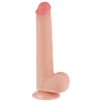 Lovetoy Sliding Easy Bend 9 Inch Dual-Layer Skin Dildo > Dildos > Realistic Dildos