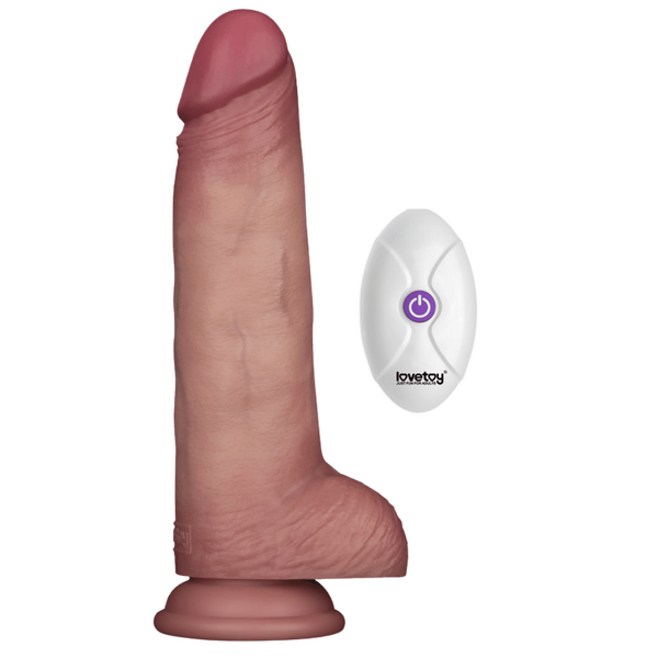 Sliding Skin Pro II vibrating dong 8.5 inch