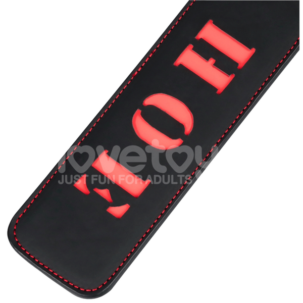Rebellion Reign – 15 Inch PU Paddle with Cut-Out Design Paddle > Bondage Gear > Paddles