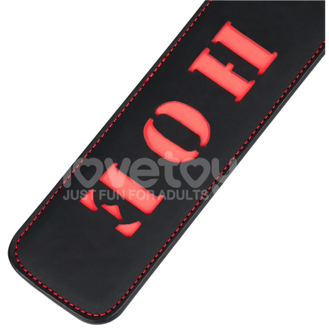 Rebellion Reign – 15 Inch PU Paddle with Cut-Out Design Paddle > Bondage Gear > Paddles