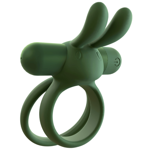 Ohare XL (Black | Blue | Green) – Rechargeable Large Rabbit Vibrator > Cock Ring > Vibrating