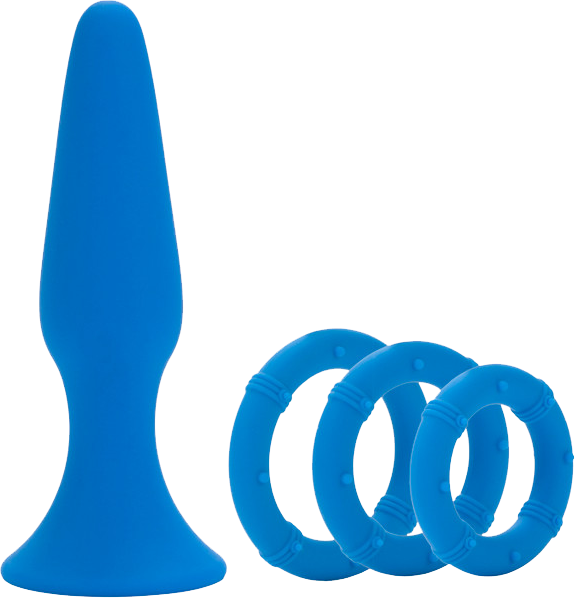 Posh Silicone Performance Kit – Body-Safe Silicone Erection Rings and Anal Toy Set > Anal Range > Butt Plug Kits