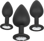 Silicone Gem Anal Kit – Set of 3 Graduated Anal Plugs > Anal Range > Butt Plug Kits