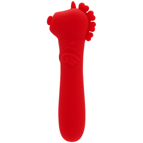 Unihorn Cupid's Beau (Red) – Silicone USB Bullet Vibrator with 10 Speeds > Sex Toys For Ladies > Clitoral Vibrators and Stimulators