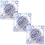 Sax Regular Condoms – 53mm Nominal Width Smooth Latex Condoms Bulk Pack 144 One Size > Essentials > Condoms