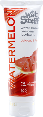 Wet Stuff Watermelon – Edible Water-Based Lubricant Gel 100g Tube One Size > Lube > Flavoured