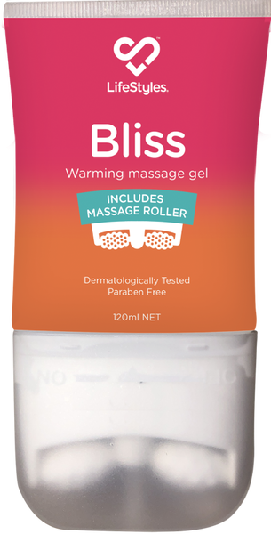 Bliss Warming Massage Gel 120ml – Sensual Massage Gel with Built-In Rollers One Size > Essentials > Massage Oil